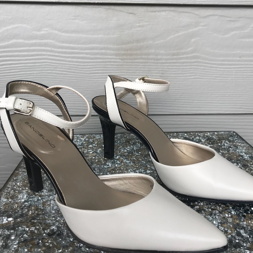 Short White Heels
